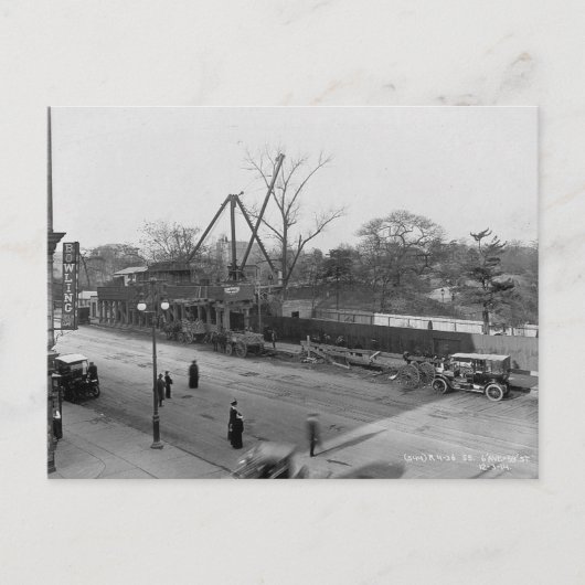 Sixth Avenue & 59th Street View Central Park NYC Postkarte (Vorderseite)