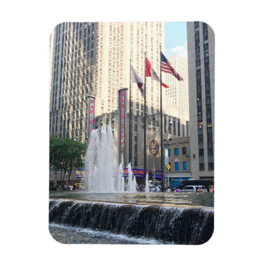 Sixth Avenue Architecture New York City Fotograf Magnet (Vertikal)