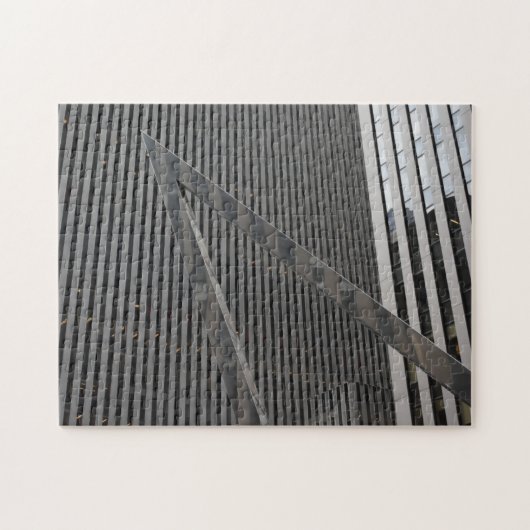 Sixth Avenue Architecture New York City Fotograf Puzzle (Horizontal)