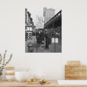 Sixth Avenue Sign Man, 1937 Poster (Küche)