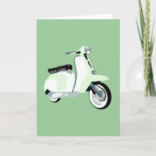 Sixties Mod Scooter Karte