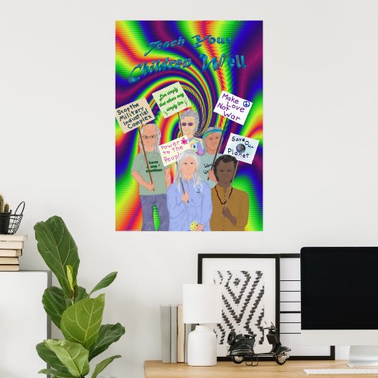 Sixties Protest Poster (Heimbüro)