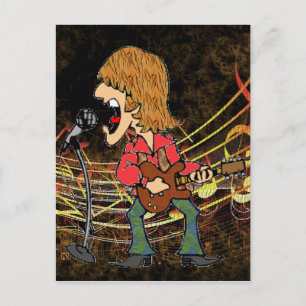 Sixties Rocker Postkarte