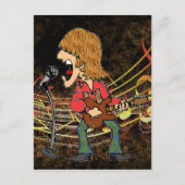 Sixties Rocker Postkarte (Vorderseite)