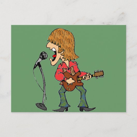 Sixties Rocker Postkarte (Vorderseite)