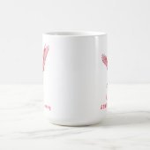  Sixtieth Birthday Flocking Amazing Flamingo Kaffeetasse (Mittel)