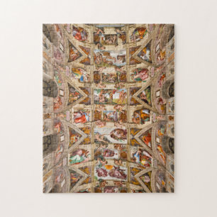 Sixtinische Kapelldecke, 1512 von Michelangelo Puzzle
