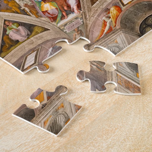 Sixtinische Kapelldecke, 1512 von Michelangelo Puzzle (Seite)