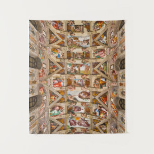Sixtinische Kapelldecke, 1512 von Michelangelo Wandteppich
