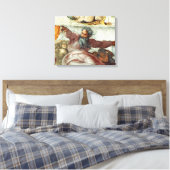 Sixtinische Kapelldecke 2 Leinwanddruck (Insitu (Schlafzimmer))