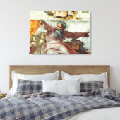 Sixtinische Kapelldecke 2 Leinwanddruck (Insitu (Schlafzimmer))