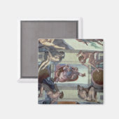 Sixtinische Kapelldecke 2 Magnet (Vorderseite/Rückseite)