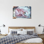 Sixtinische Kapelldecke 3 Leinwanddruck (Insitu (Schlafzimmer))