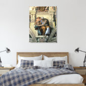 Sixtinische Kapelldecke: Cumaean Sibyl, 1510 Leinwanddruck (Insitu (Schlafzimmer))