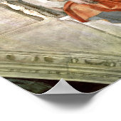 Sixtinische Kapelldecke: Delphisches Sibyl Poster (Ecke)