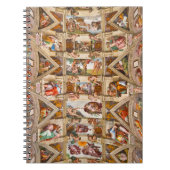 Sixtinische Kapelldecke von Michelangelo Buonarrot Notizblock (Vorderseite)