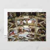 Sixtinische Kapelle, Vatikan, Rom, Italien Postkarte (Vorne/Hinten)