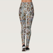 Sixtinische Kapelle von Michelangelo Yoga Running Leggings (Rückseite)