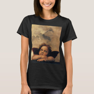 Sixtinische Madonna Engel von Raffael Sanzio T-Shirt