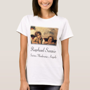 Sixtinische Madonna Engel von Raffael Sanzio T-Shirt