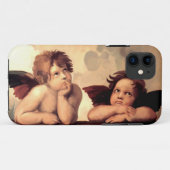 Sixtinische Madonna Engel von Raphael Raffaello Case-Mate iPhone Hülle (Rückseite (Horizontal))