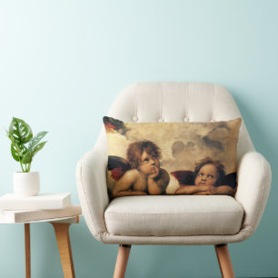 Sixtinische Madonna Engel von Raphael Sanzio Lendenkissen