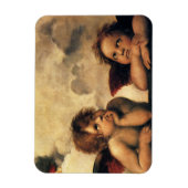 Sixtinische Madonna Engel von Raphael Sanzio Magnet (Vertikal)