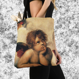 Sixtinische Madonna Engel von Raphael Sanzio Tasche