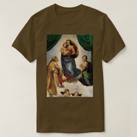 Sixtinische Madonna T-Shirt (Design vorne)