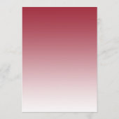 Sixty and Sassy Scarlet Red 60th Birthday Einladung (Rückseite)