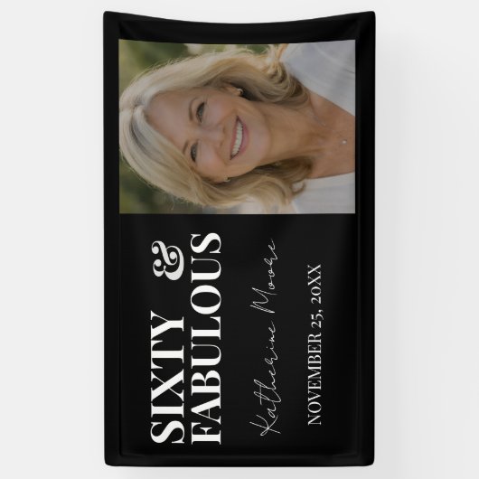 Sixty & Fabulous  Banner (Vertikal)
