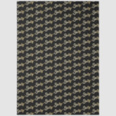 Sixty gold on black birthday or annversary seidenpapier (Vorderseite)