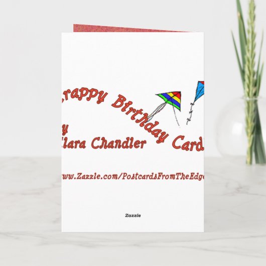 SIXTY ist nicht alt Karte (Rückseite)