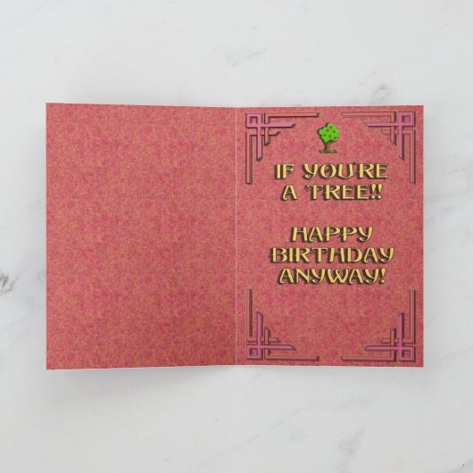 SIXTY ist nicht alt Karte (Innenseite)