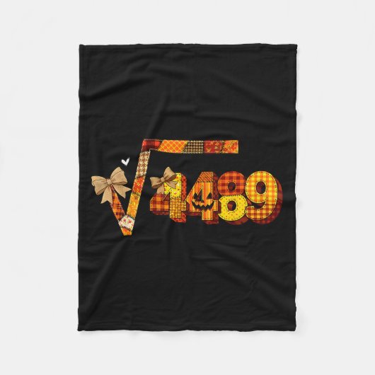 Sixty Seven 67 Meme Square Root 4489 Slang Math Te Fleecedecke (Vorderseite)