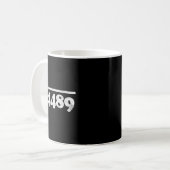 Sixty Seven 67 Meme Square Root 4489 Slang Math Te Kaffeetasse (Vorderseite Links)