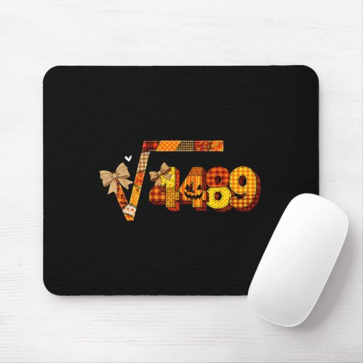 Sixty Seven 67 Meme Square Root 4489 Slang Math Te Mousepad (Mit Mouse)