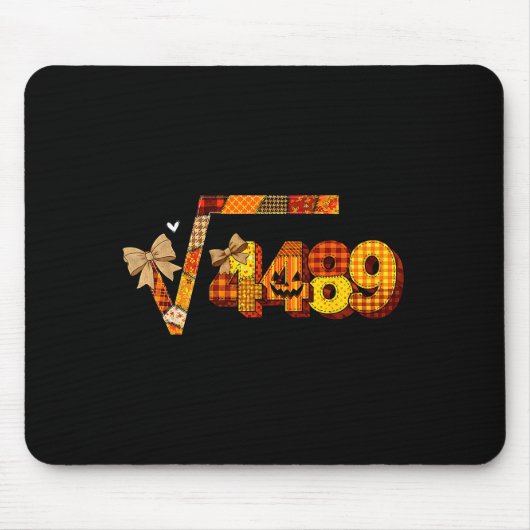 Sixty Seven 67 Meme Square Root 4489 Slang Math Te Mousepad (Vorne)