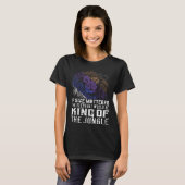 Size Dont Matter Cool Lion Jiu Jitsu T-Shirt (Vorne ganz)