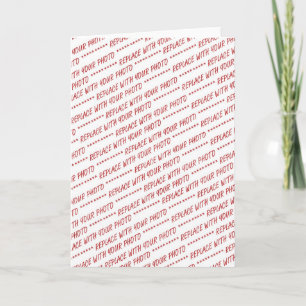 Size Specific 8x10 Photo Template Karte