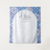 Sizilian Majolica Hintergrund - italienisches Lemo Wandteppich (Vorderseite)