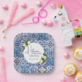 Sizilian Majolica Papierplatte - Lemon Thema Pappteller (Party)