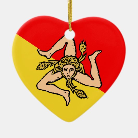 Sizilianisch, Italien Keramik Ornament (Vorne)