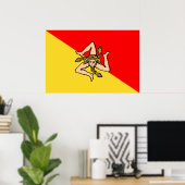 sizilianisch, Italien Poster (Heimbüro)