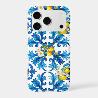 sizilianisch, Sommer, Zitrone, Mosaik, blau,