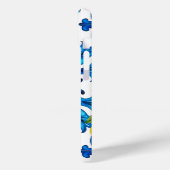 sizilianisch, Sommer, Zitrone, Mosaik, blau, Case-Mate iPhone Hülle (Rückseite / Links)