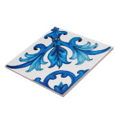 sizilianisch, Sommer, Zitrone, Mosaik, blau, Fliese (Seite)