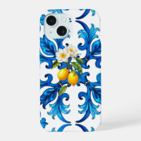 sizilianisch, Sommer, Zitrone, Mosaik, blau,