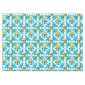 sizilianisch, Sommer, Zitrone, Mosaik, blau, Tischdecke (Vorderseite (Horizontal))