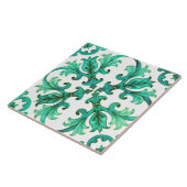 sizilianisch, Sommer, Zitrone, Mosaik, grün, Fliese (Seite)